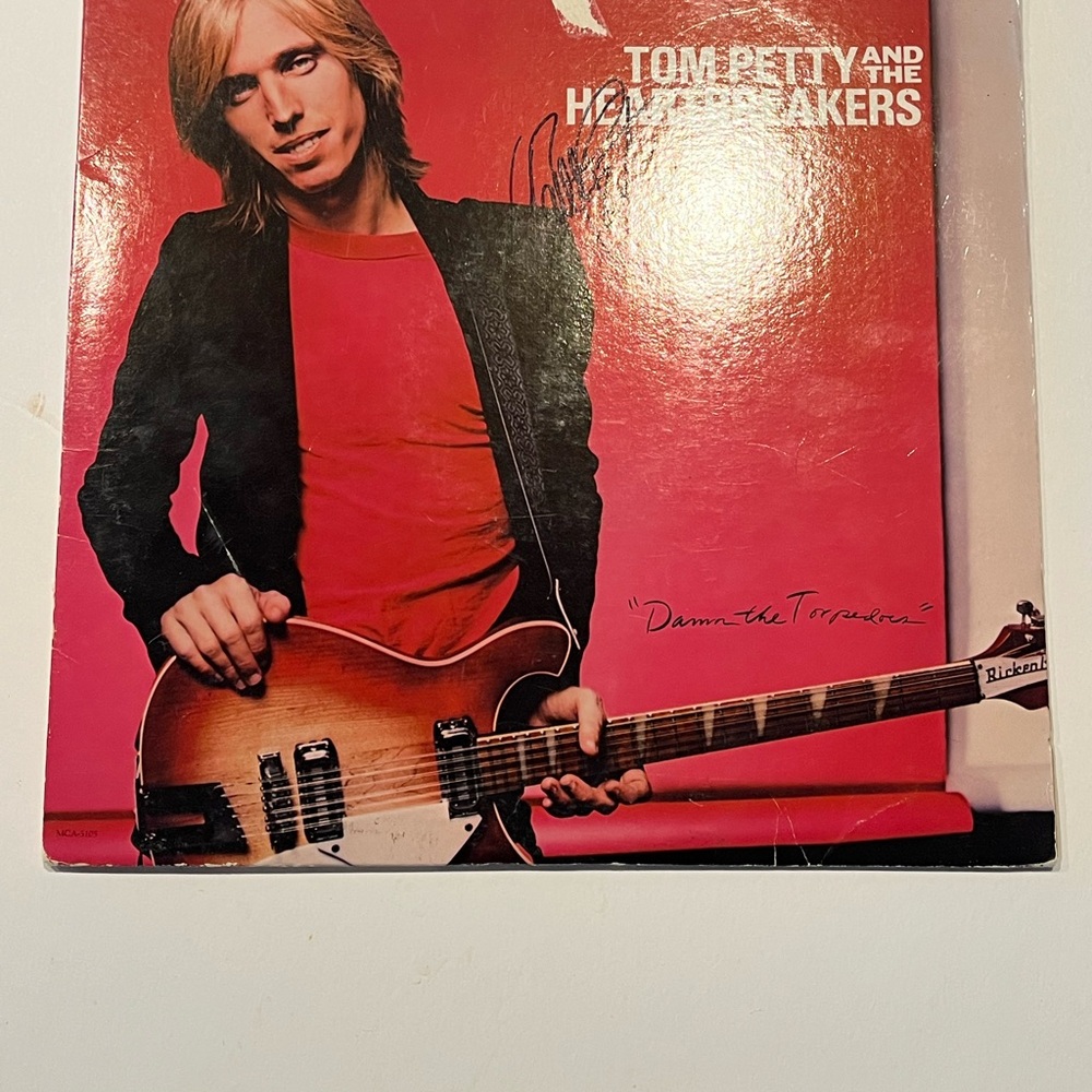 Tom Petty and the Heartbreakers, Damn The Torpedoes Vinyl, signed by Petty, COA